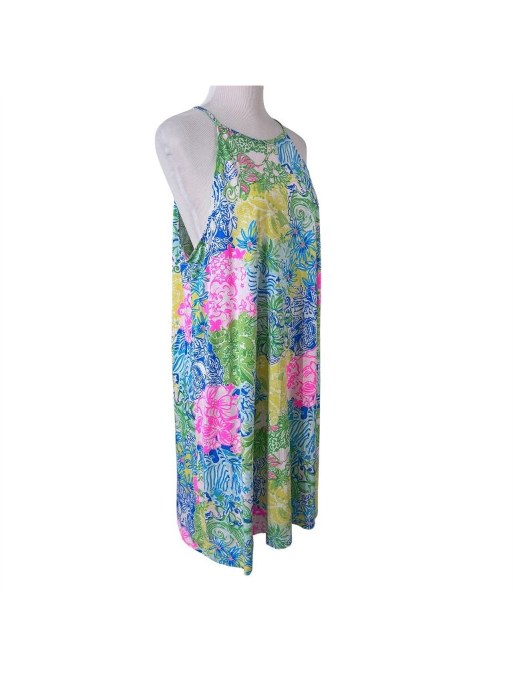 Lilly Pulitzer Margot Swing Sun Dress Beach Cover Size XL Cheek to Cheek Multi